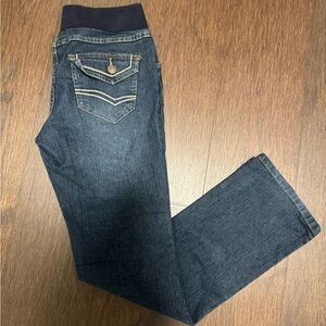 Planet Motherhood Maternity Dark Blue Boot Cut Jeans